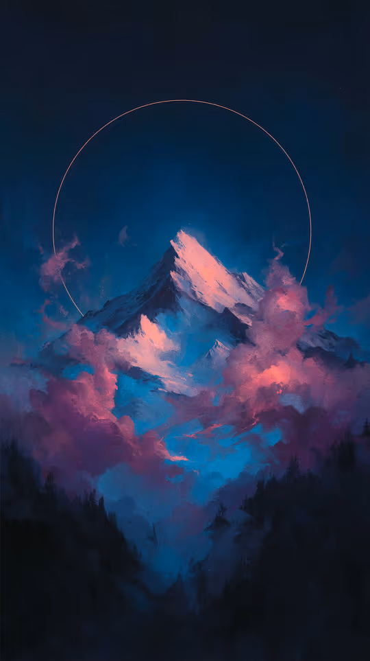 Magnanimity - The mountain stands, and the weather bends